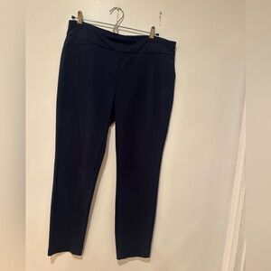Dalia Navy Ankle Pants